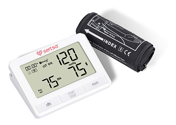 Автоматический тонометр на плечо для измерения артериального давления sertsa®/СЭРЦА Смарт Мoӯны IT (DBP-6279B) с функцией AFIB smart